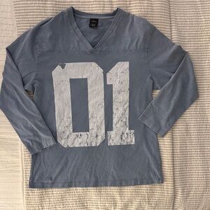 Men’s Blue Long Sleeve Shirt